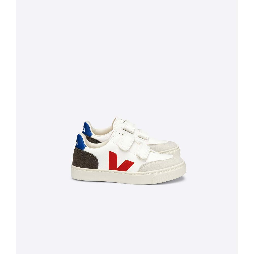 Veja V-12 CHROMEFREE Schoenen Kinderen White/Black | BE 750JPQ